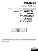 Panasonic PT-D5000E Le manuel du propriétaire