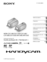 Sony HDR-CX116E Mode d'emploi
