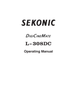 Sekonic L-308DC-U FLASHMATE Light Meter Mode d'emploi