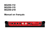 TC Electronic BG250-112 Le manuel du propriétaire