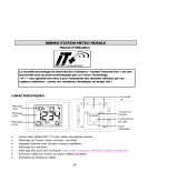 La Crosse Technology WS8167 Le manuel du propriétaire