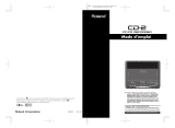 Roland CD-2 Le manuel du propriétaire