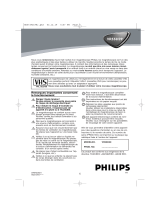 Philips VR550/39 Manuel utilisateur