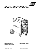 ESAB Migmaster® 280 Pro Manuel utilisateur