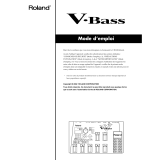 Roland V-Bass Le manuel du propriétaire