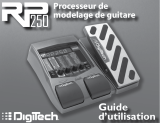 DigiTech RP250 Le manuel du propriétaire