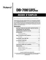 Roland DB-700 Le manuel du propriétaire