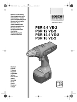 Bosch PSR 14,4 VE-2 Le manuel du propriétaire