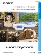 Sony HANDYCAM HDR-XR100 Le manuel du propriétaire