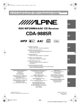Alpine CDA-9885R Le manuel du propriétaire