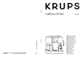 Krups F867 Le manuel du propriétaire