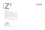 Cowon Z2 PLENUE Le manuel du propriétaire