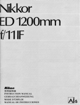 Nikon NIKKOR ED 1200MM F/11 IF Le manuel du propriétaire