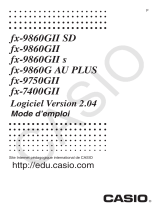 Casio FX-7400GII Mode d'emploi
