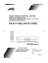 JVC RX-E112RSL Le manuel du propriétaire