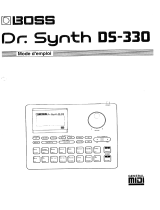 Roland DS-330 Le manuel du propriétaire