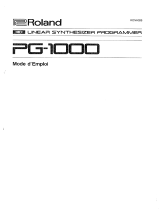 Roland PG-1000 Le manuel du propriétaire