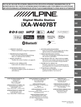 Alpine iXA-W407BT Le manuel du propriétaire