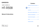 ONKYO HT-R558 Le manuel du propriétaire
