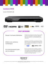 Sony DVPSR760HB Product information