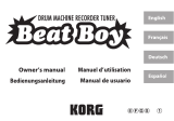 Korg Beat Boy Le manuel du propriétaire