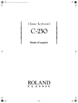 Roland C-230 Le manuel du propriétaire
