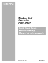 Sony PCWA-DE30 Le manuel du propriétaire