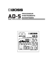 Boss AD-5 Le manuel du propriétaire