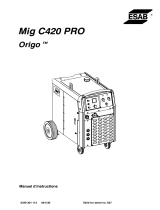 ESAB Mig C420 PRO Origo™ Manuel utilisateur