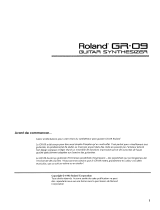Roland GR-09 Le manuel du propriétaire