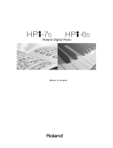 Roland HPi-6s Le manuel du propriétaire