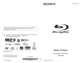 Sony BDP-S560 Le manuel du propriétaire