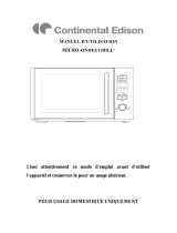 CONTINENTAL EDISON 20UX08V Le manuel du propriétaire