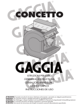 Gaggia CONCETTO Le manuel du propriétaire