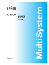 Braun K3000 Le manuel du propriétaire
