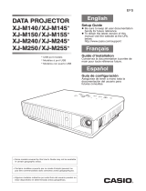 Casio XJ-M140, XJ-M145, XJ-M150, XJ-M155, XJ-M240, XJ-M245, XJ-M250, XJ-M255  (SerialNumber: S9*****, B9***A) Guide d'installation