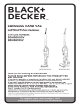 Black & Decker BDH3610SV Manuel utilisateur