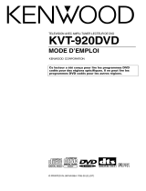 Kenwood KVT-920DVD Le manuel du propriétaire