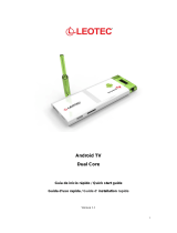Leotec Android TV Dual Core Guide de démarrage rapide