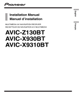 Pioneer AVIC-X930BT Guide d'installation