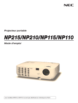 NEC NP110 Le manuel du propriétaire