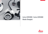 Leica Microsystems LED3000 BLI Manuel utilisateur