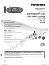 Panasonic RX-D55 Le manuel du propriétaire