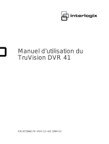 Interlogix TruVision DVR 41  (French) Manuel utilisateur