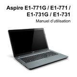 Acer Aspire E1-731 Manuel utilisateur