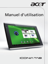 Acer Iconia Tab A501 Manuel utilisateur