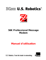 US Robotics 56K PROFESSIONAL MESSAGE MODEM Le manuel du propriétaire