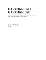 Gigabyte GA-G31M-ES2C Le manuel du propriétaire