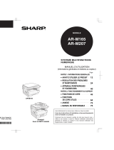 Sharp AR-M165/207 Le manuel du propriétaire