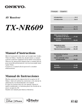 ONKYO TX-NR609 Le manuel du propriétaire